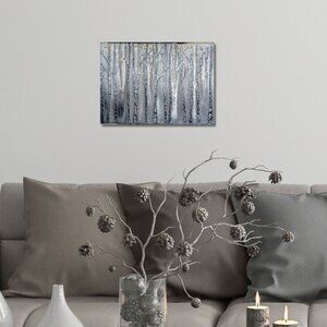 Early Morning in Winter Relief Painting on Live Edge Wood 11x16